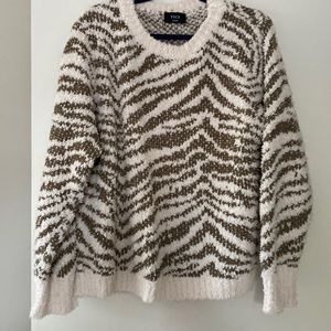 Zebra striped sweater from Vici
